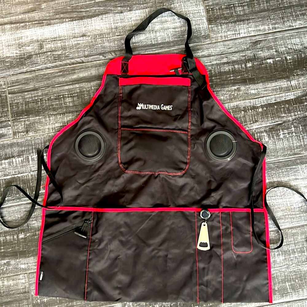 Gemline Grillmaster Apron with Speakers NWOT